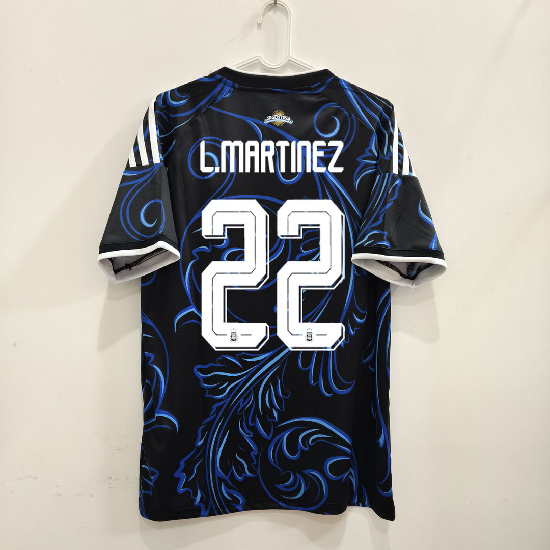 Unisex official player jersey with name print and baroque allover print Mune Fashion