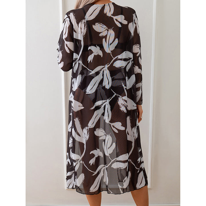 Women's Bathing Cover-Up with Elegant Graphic Clothing Design Mune Fashion