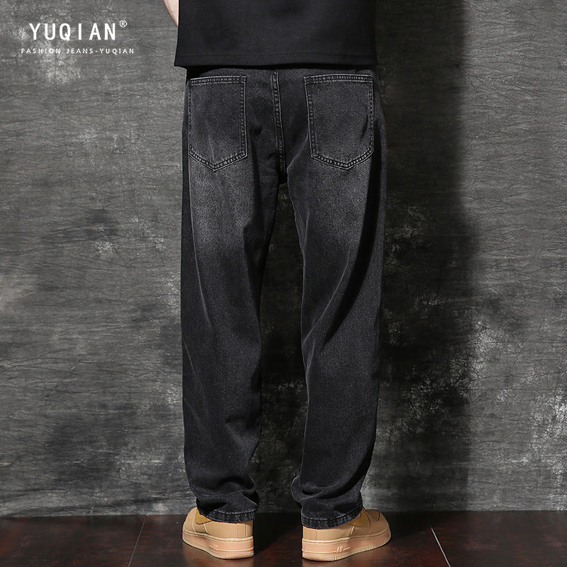 Men's Comfortable Wide-Leg Jeans Mune Fashion