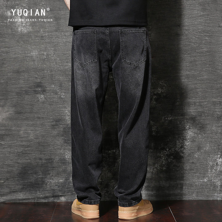 Men's Comfortable Wide-Leg Jeans Mune Fashion