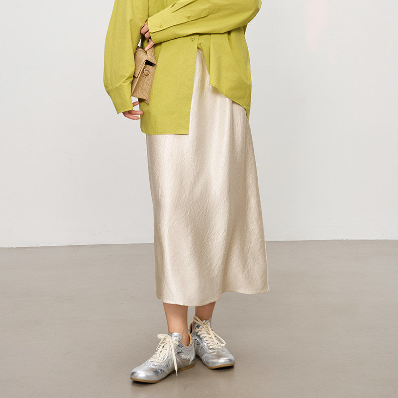Women's Elegant Maxi Skirt made of high-quality Chiffon Mune Fashion