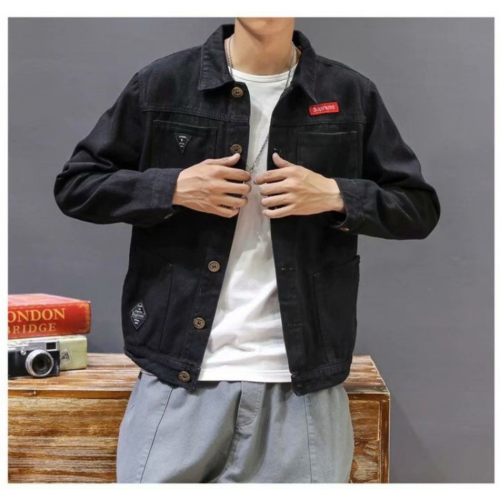 Men's Fashionable Denim Jacket Mune Fashion