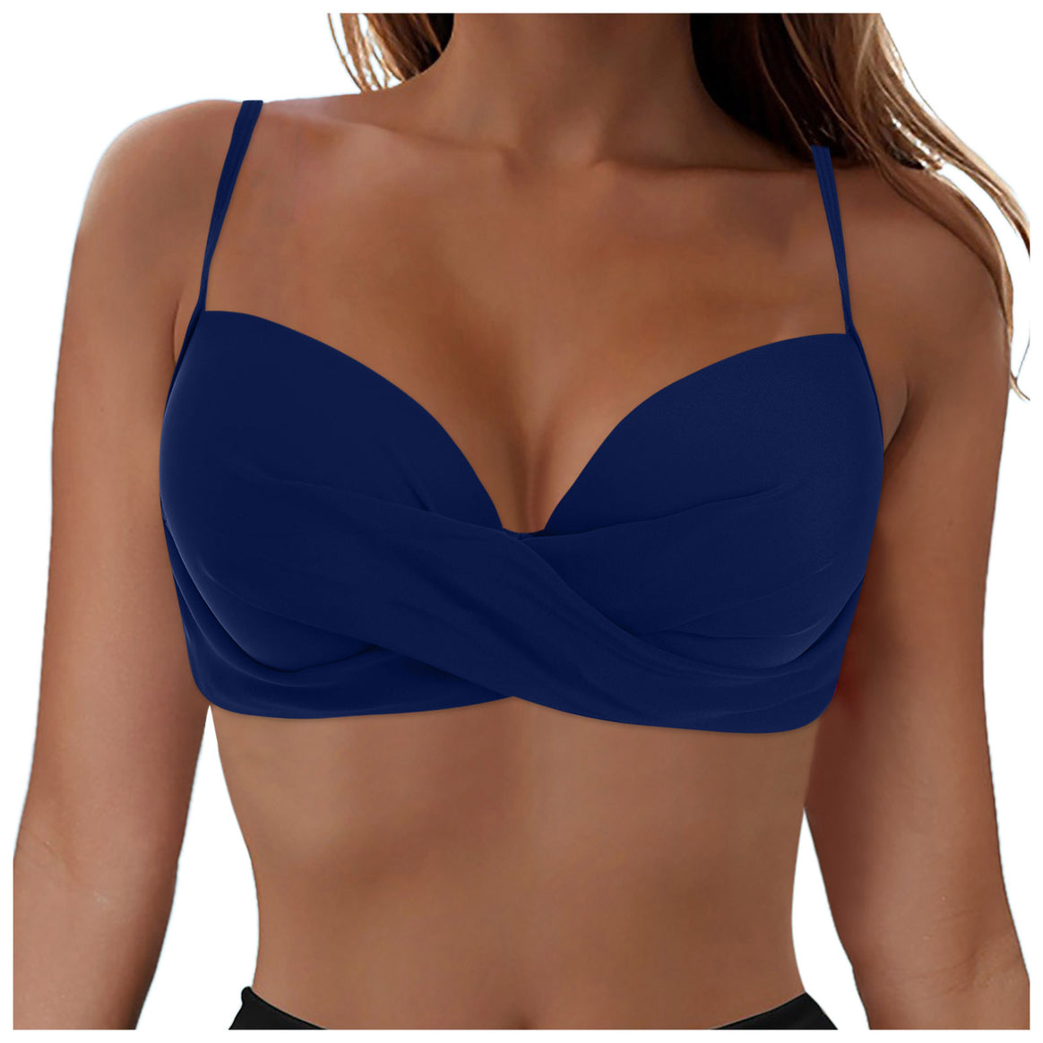 Ladies Elegant Bikini Top with Wrap Design Mune Fashion