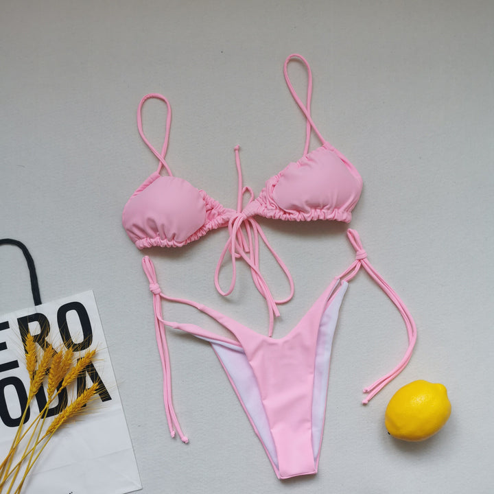 Women's Triangle Bikini with adjustable ties Mune Fashion