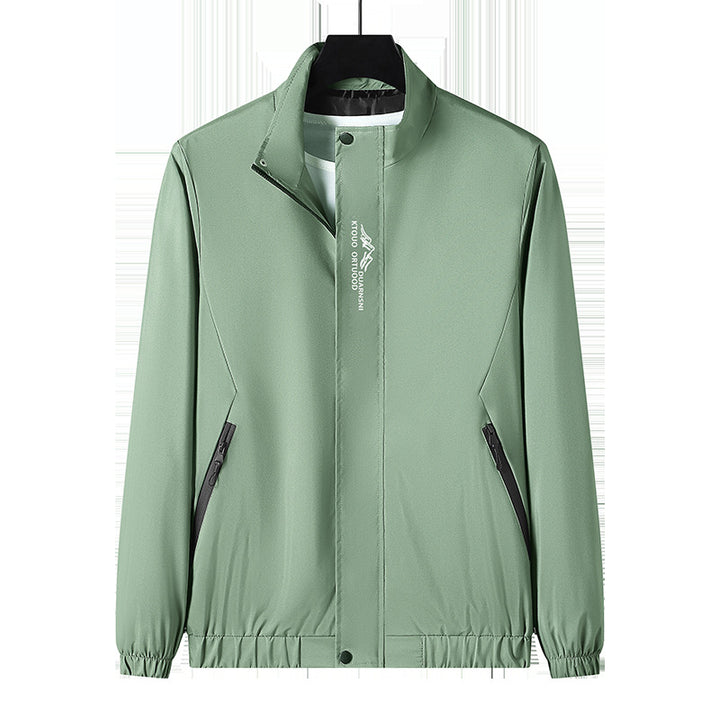 Men's Lightweight Sports Jacket with High Collar Mune Fashion