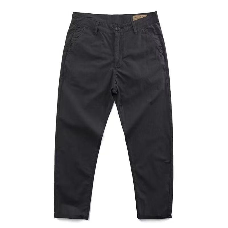 Men's Fashion Chino Pants with Elastic Waistband Mune Fashion