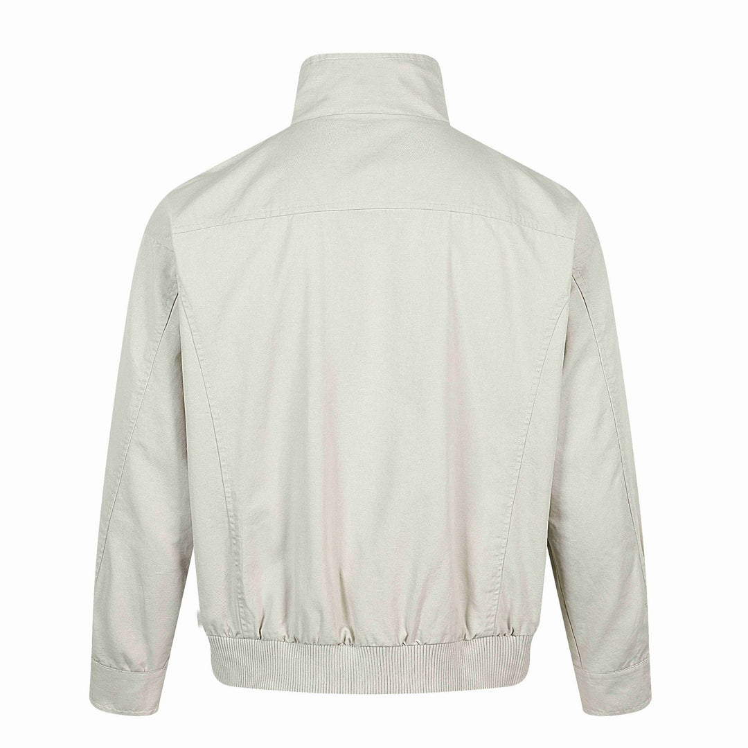 Men's Short Utility Bomber with High Stand Collar, Flap Pockets and Ribbed Cuffs Mune Fashion