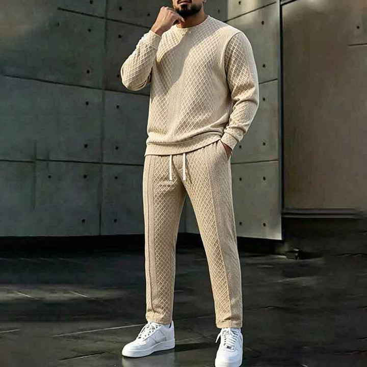 Men's Comfortable Knit Suit Mune Fashion
