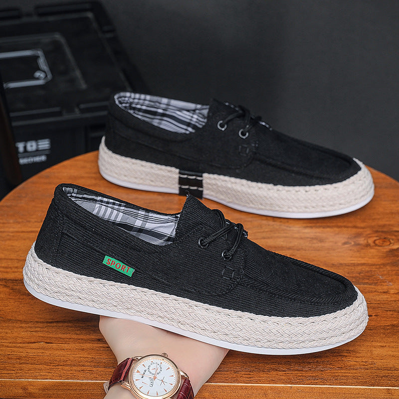 Men's Comfortable Casual Shoes with Lacing