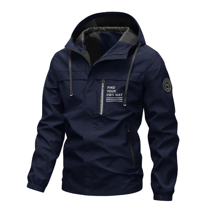 Men's functional jacket with high collar Mune Fashion