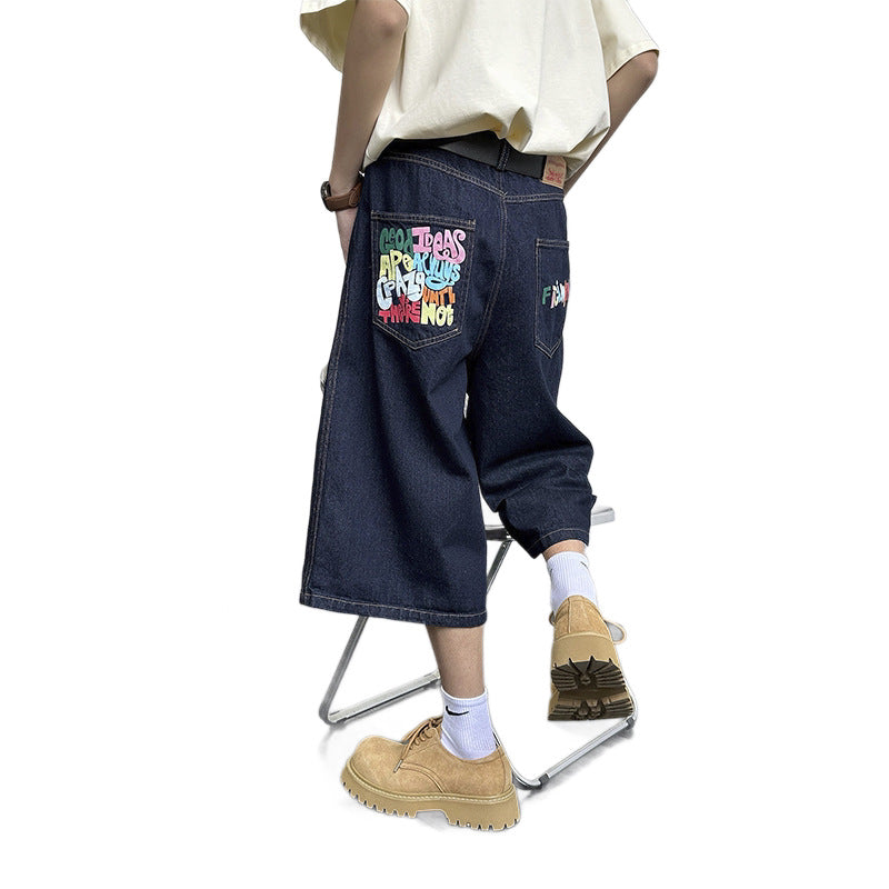 Men's Casual Baggy Jeans Mune Fashion