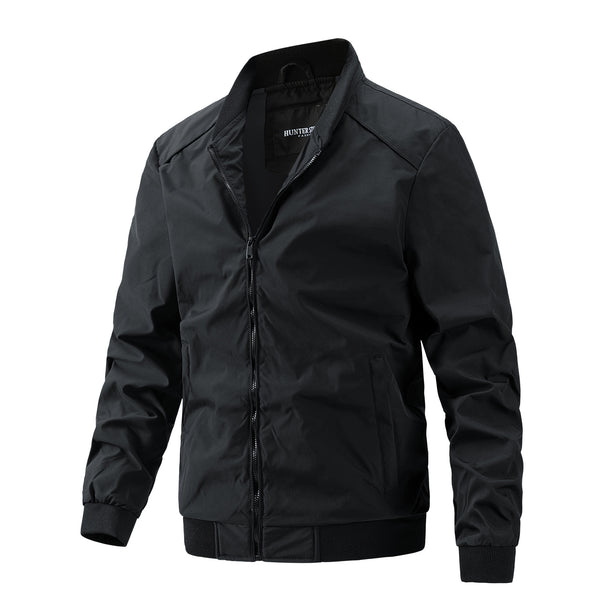 Men's water-repellent lightweight bomber jacket with ribbed cuffs Mune Fashion