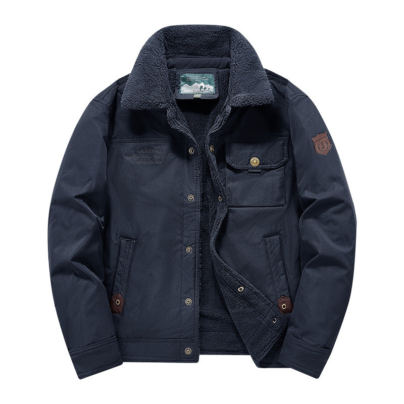 Men's casual transitional jacket with teddy lining Mune Fashion