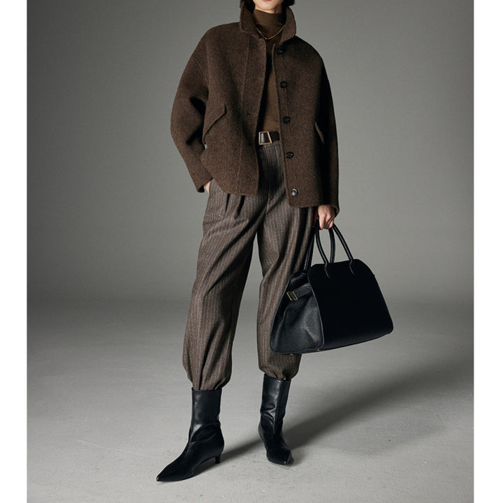 Ladies Stylish Wool Jacket Mune Fashion