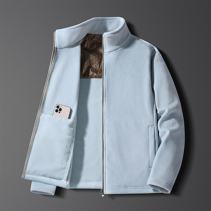 Women's fleece jacket with high-quality inner layer