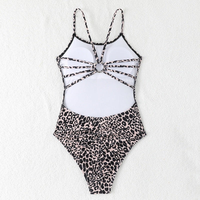 Ladies Elegant One-Piece Swimsuit with Creative Cutouts Mune Fashion
