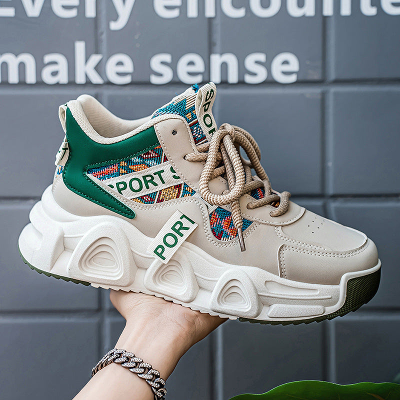 Ladies sporty sneakers with colorful designs and padded sole Mune Fashion