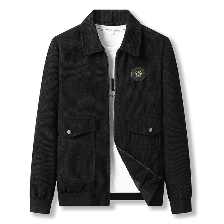 Men's fashionable cord jacket with practical pockets Mune Fashion