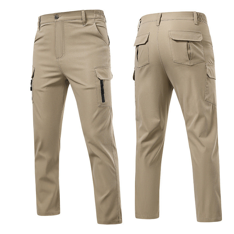 Men's Comfortable Cargo Pants with Elastic Cuffs Mune Fashion