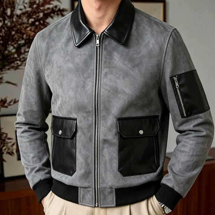 Men's Fashionable Chic Bomber Jacket Mune Fashion