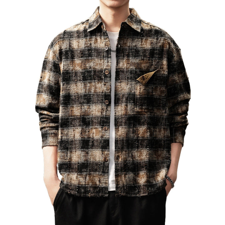 Men's Plaid Flannel Jacket Mune Fashion
