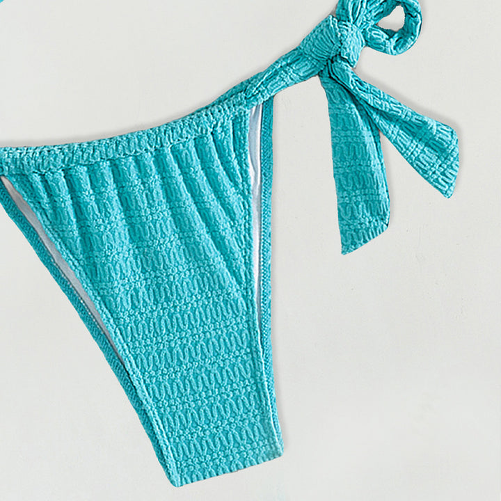 Women's High-Quality Bikini with Playful Ribbons Mune Fashion