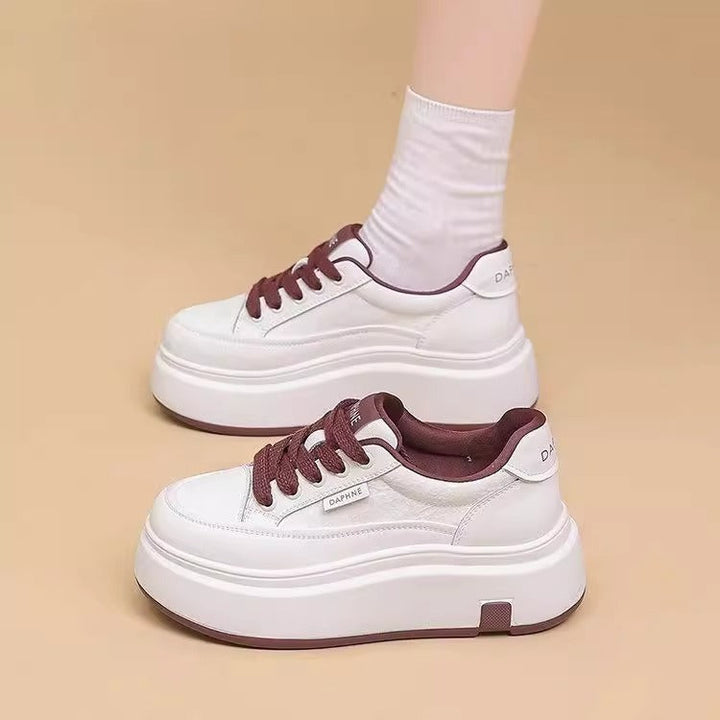 Women's Chunky Sneakers with High Platform and Durable Construction Mune Fashion