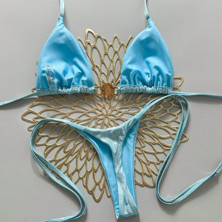 Women's Shiny Bikini Mune Fashion