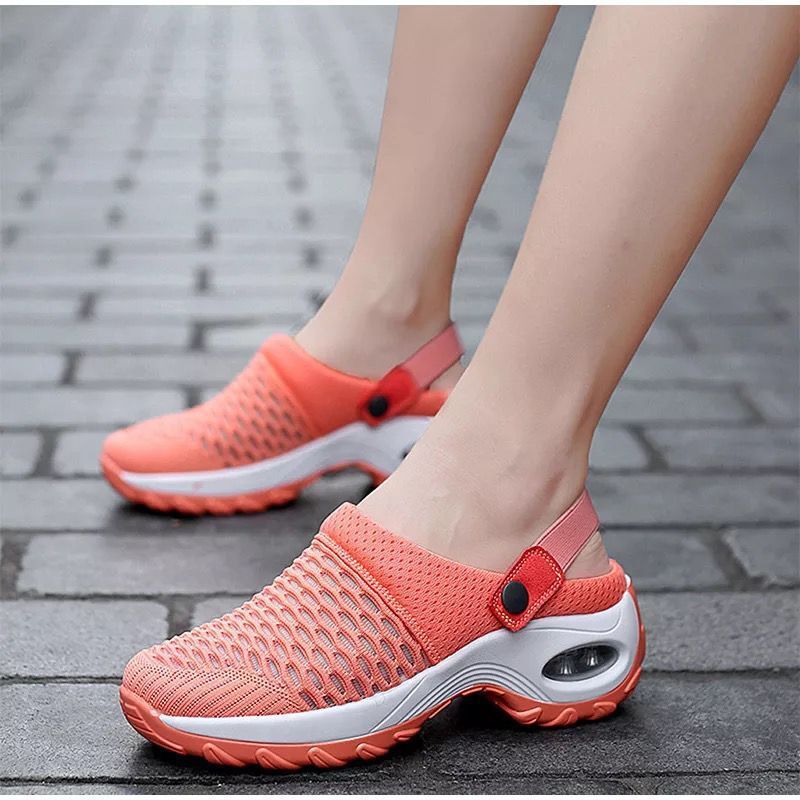 Ladies breathable Slip-On Sneakers with fashionable mesh design Mune Fashion