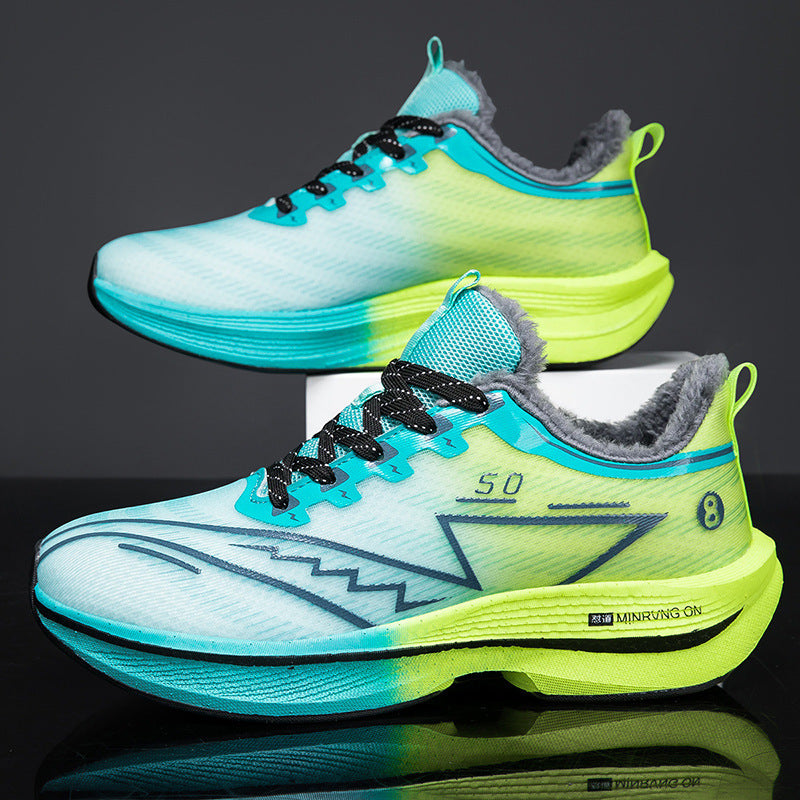 Women's non-insulated thermo sneakers with teddy lining, shock-absorbing wedge sole, and slip-resistant outsole Mune Fashion