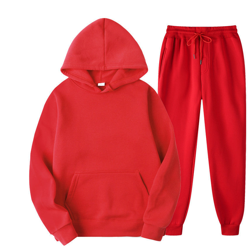 Unisex nan comfortable hoodie jogging suit set with kangaroo pocket, elastic drawstring waistband and ribbed cuffs Mune Fashion