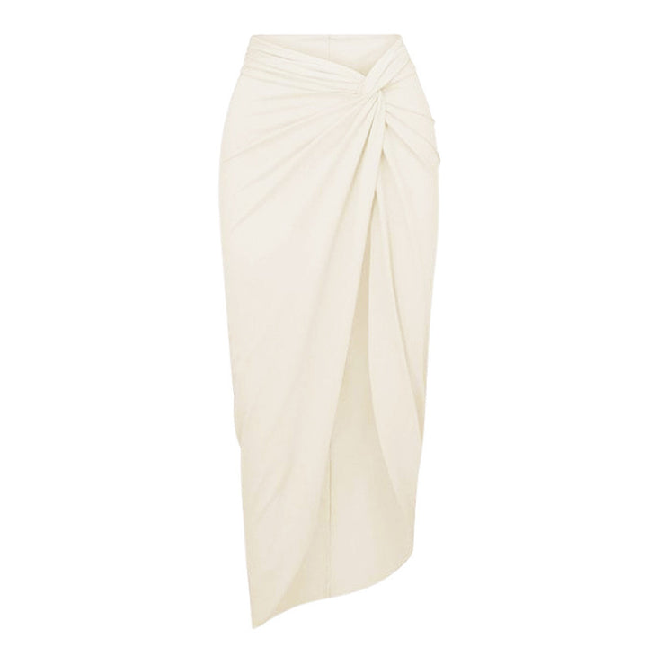 Women's swimsuit with stylish drapings and elegant gold accents Mune Fashion