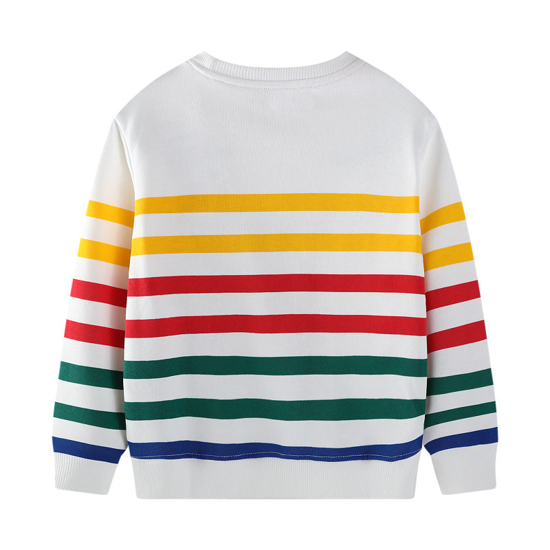 Kids Sweatshirt with Colorful Construction Truck Design Mune Fashion