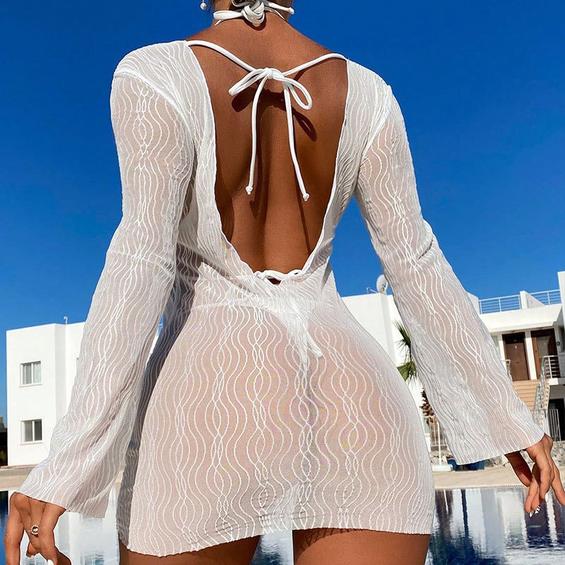 Women Transparent Beach Dress Mune Fashion