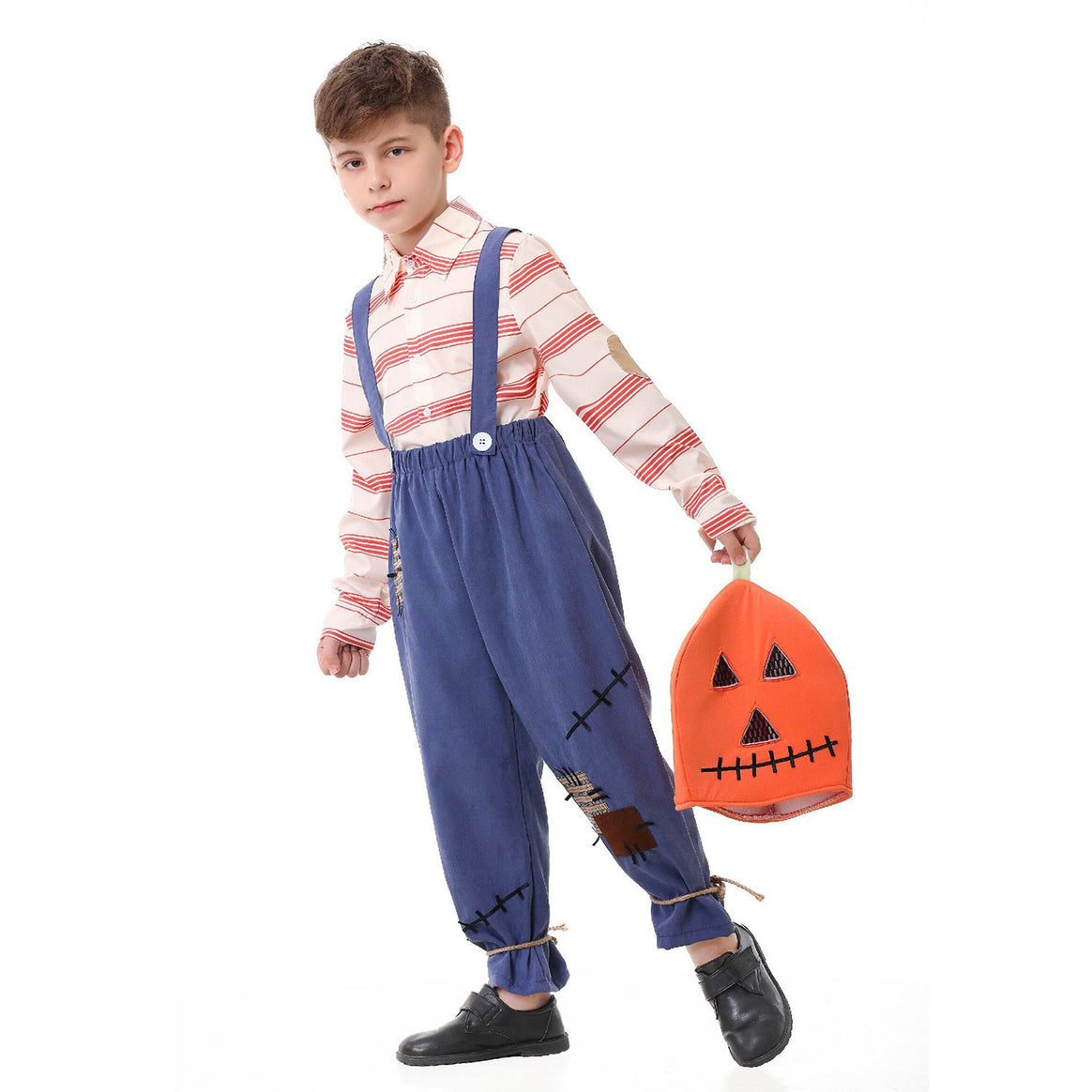 Children's Costume as Pumpkin Farmer Mune Fashion