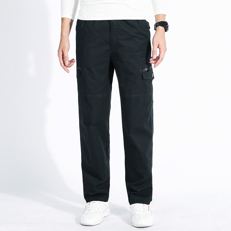 Men's cargo pants with straight leg, reinforced knee areas & patch pockets Mune Fashion