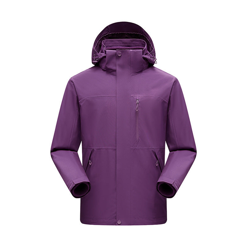 Men's Water-Repellent Winter Parka with Detachable Hood and Taped Seams Mune Fashion