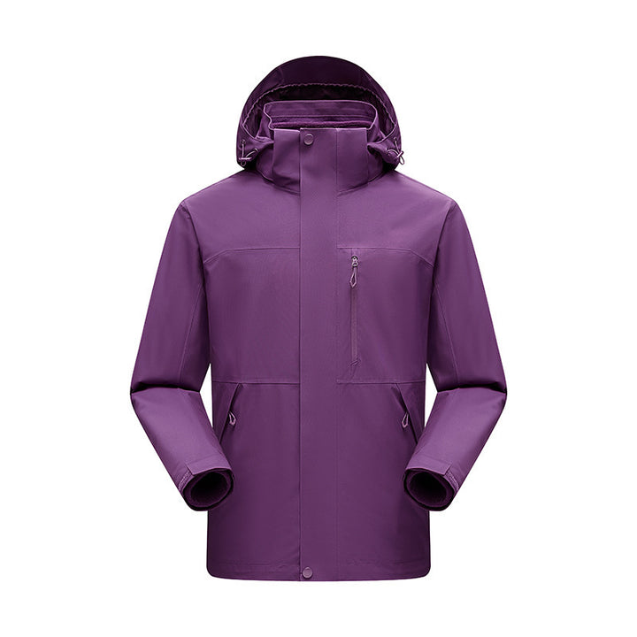 Men's Water-Repellent Winter Parka with Detachable Hood and Taped Seams Mune Fashion