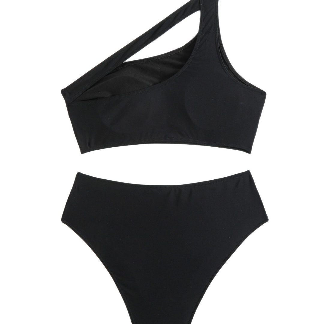 Women One-Sided Bikini with Decorative Bow Mune Fashion