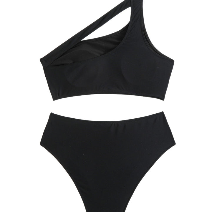 Women One-Sided Bikini with Decorative Bow Mune Fashion