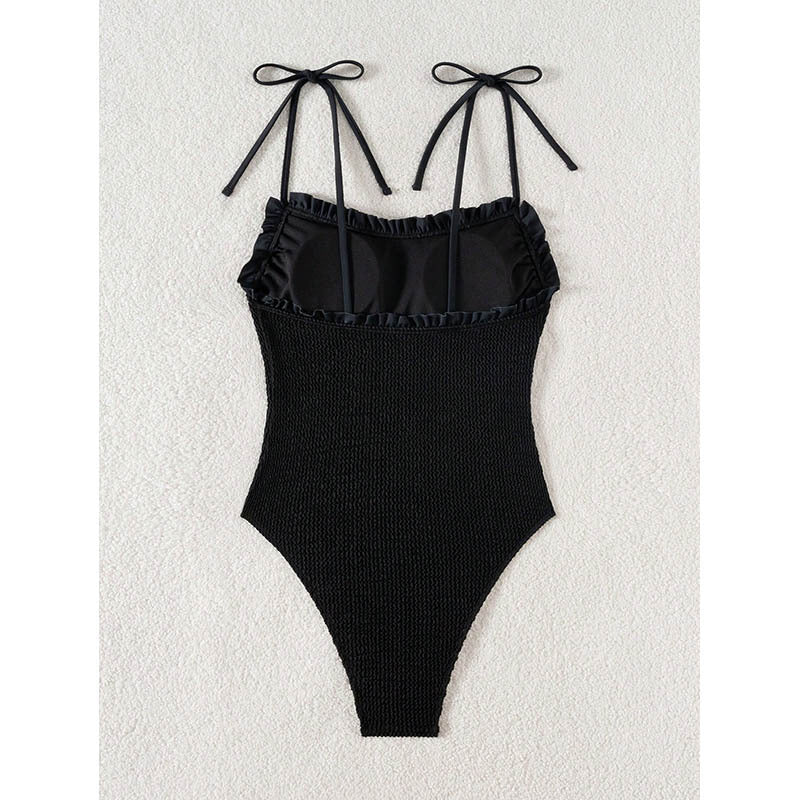 Women's One-Piece Swimsuit with Ruffle Details Mune Fashion