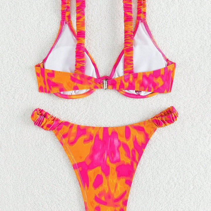Women's Push-Up Bikini with Fashionable Ruffle Design Mune Fashion
