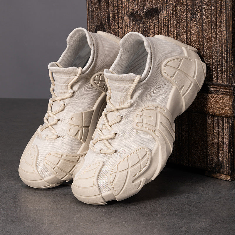 Men's nan robust tactical sneaker with seamless knit shaft, shock-absorbing EVA midsole and profiled protective overlay Mune Fashion