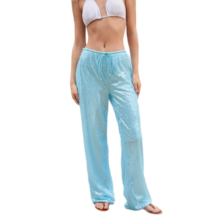 Women Sparkling Beach Pants Mune Fashion