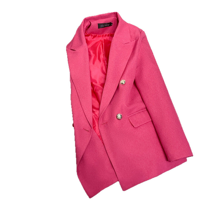 Women Modern Double Button Fastened Blazer Mune Fashion