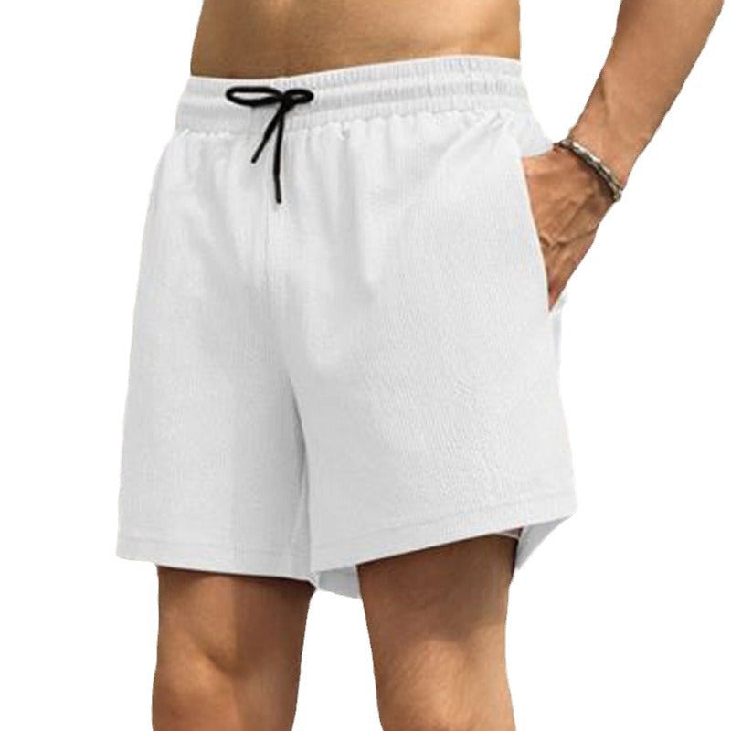 Men's nano two-layer swim shorts with inner compression shorts and side smartphone pocket Mune Fashion