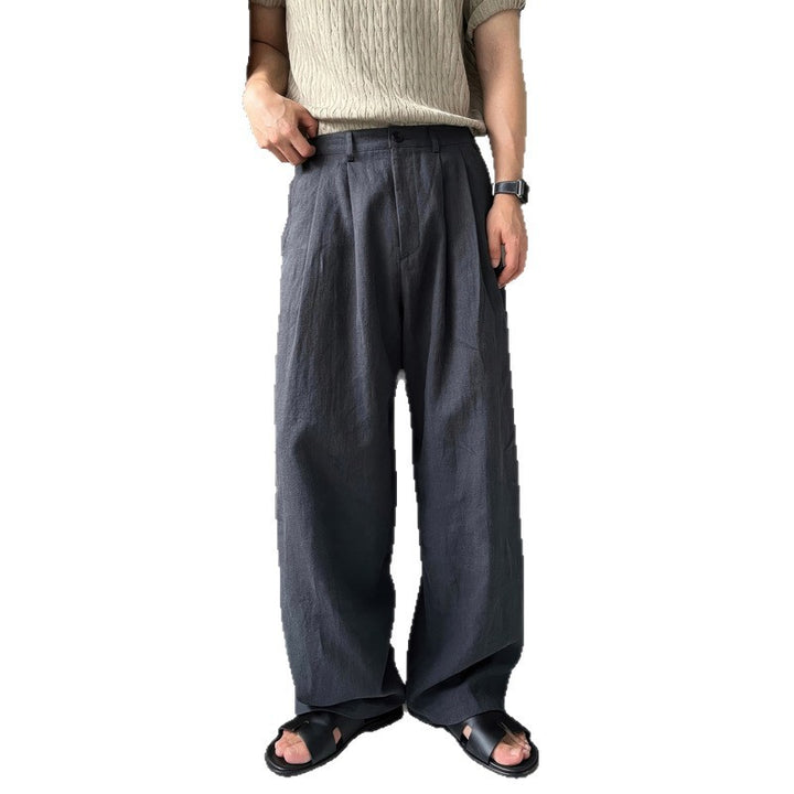 Men's Elegant and Casual High-Waisted Pants Mune Fashion