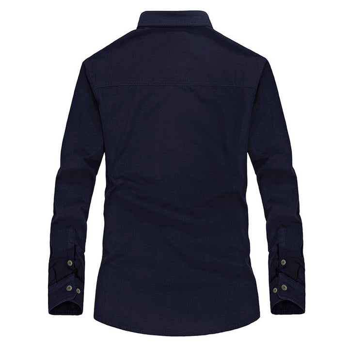 Men's Overshirt-Jacket with Sherpa Lining and Chest Flap Pockets Mune Fashion
