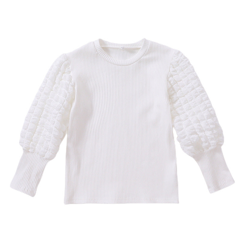 Women’s stylish sweater with voluminous ruffled sleeves Mune Fashion