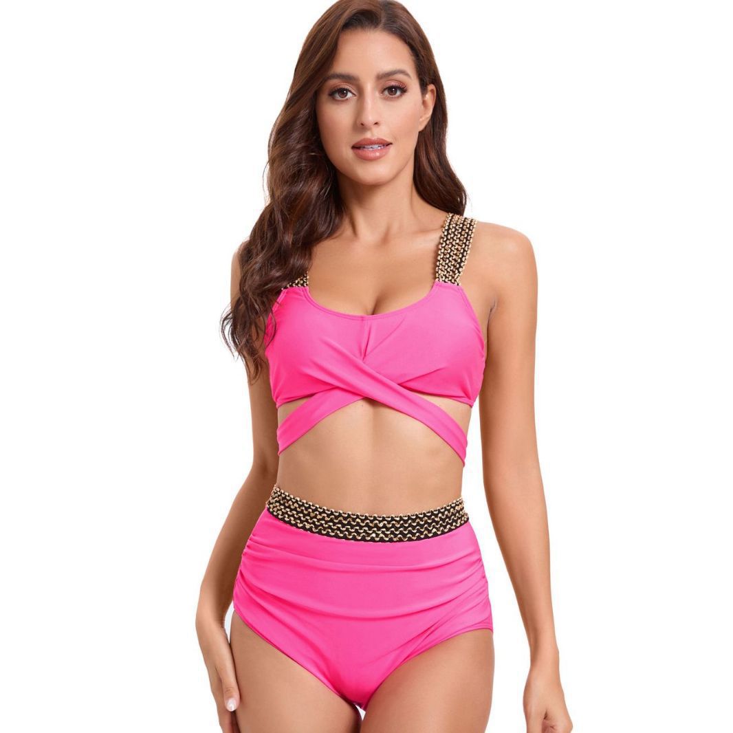 Women's Sporty Bikini Set with Sophisticated Wrap Design and Adjustable Straps Mune Fashion